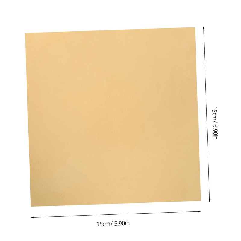 VILLFUL 2pcs Brass Plate Set for DIY Crafts Models Electrical