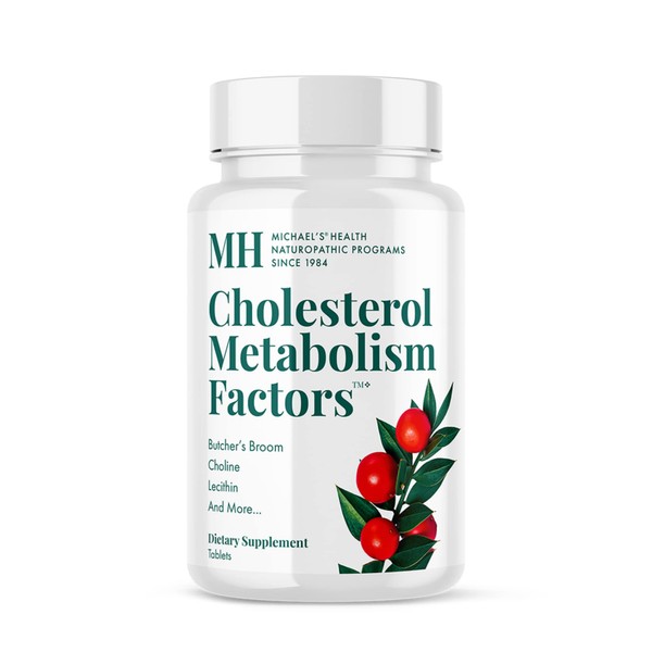 MICHAEL'S Health Naturopathic Programs Cholesterol Metabolism Factors - 90 Tablets - Helps Improve Circulation - Statin & Red Yeast Rice Free - 30 Servings
