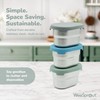 WeeSprout Stainless Steel Dip Containers with Leakproof Silicone Lids -