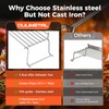 QuliMetal Stainless Steel Warming Rack for Weber Genesis 300 Series