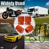 MEAJOO 4PCS Tire Valve Stem Caps, Anodized Aluminum Wheel Valve