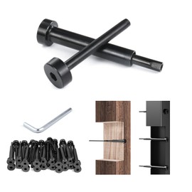 20Pairs Black 1/8" Invisible Cable Railing Kit Swage Tensioner and Stud End T316 Stainless Steel for 2''- 4'' Wood Metal Posts Stair Deck Cable Railing System SC02