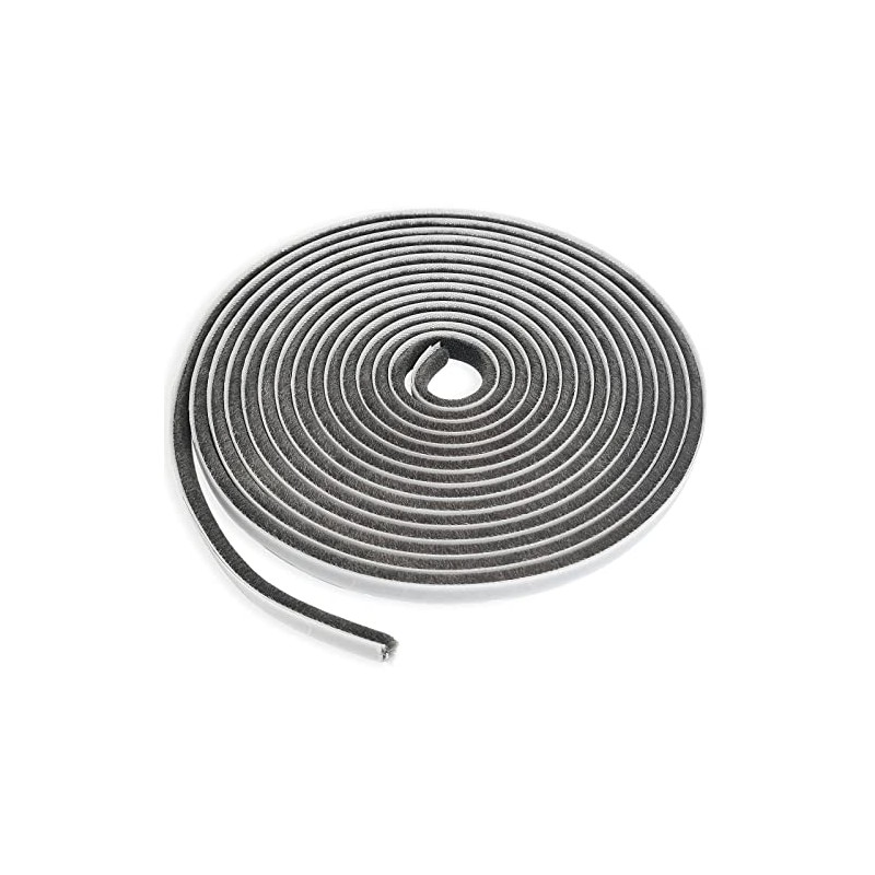 Grey Window Weather Seal Strip, Weather Stripping Brush for Sliding
