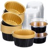150 Pack Aluminum Foil Baking Cups, 5oz Cupcake Tins with