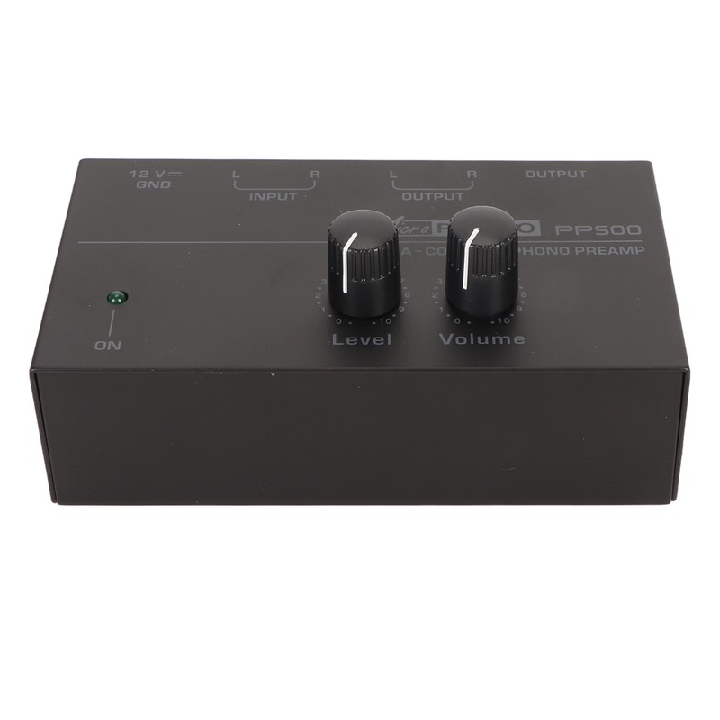 Phono Turntable Preamp Ultra Low Noise Independent Volume Control Phono