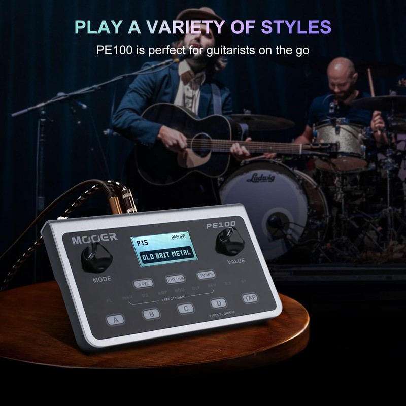 Nikou Multi-Effect Processor Guitar Effect Pedal Portable Electric Guitar Effect