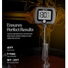 Digital Candy Thermometer with Pot Clip, 10" Long Stainless Steel
