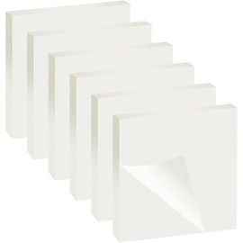 300 Sheets Transparent Sticky Notes 75 x 75 mm Waterproof Translucent Sticky Notes Sticky Notes Post It Transparent Sticky Notes Marking Pages for Book Students Reading Office