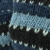 LOUDelephant Chunky Wool Knit Fingerless Shooter Gloves - Stripe -
