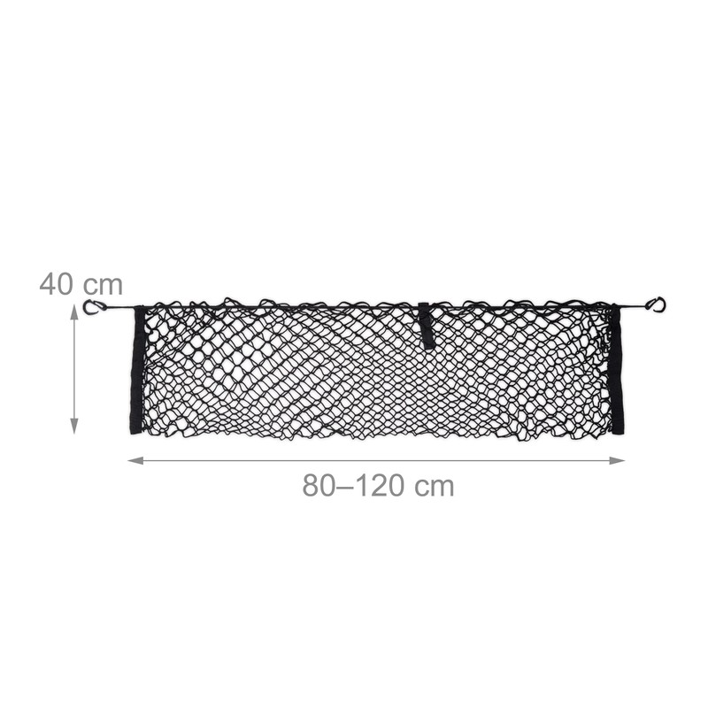Relaxdays Car Luggage Net Elastic Storage Net Headrest Boot Net