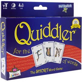 Quiddler Card Games for Kids - Playing Cards Word Games, Deck of Cards, Fun Family Games for Kids and Adults, Game Night, Travel Games, Multi-Player, Ages 8+