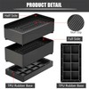 Rectangular Bed Risers, 7.6 cm, Durable, Adjustable Furniture Risers, Non-Slip,