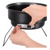 Plasticocina Mini Parrilla Carbón Portátil Plegable Acero Inoxidable