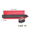 Upgrade Contour Gauge with Lock 10 Inch Irregular Contour Duplicator