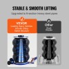 Triple Bag Pneumatic Car Jack 5 Ton Steel Pipes Adjustable