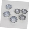 LABRIMP Metal Jelly Molds 6pcs Tart Molds Non Stick for