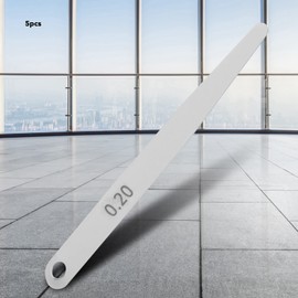 0.2mm Feeler Gauge, 5pcs Stainless Steel Feeler Gauge Metric Gap Measuring Tool for Measuring Gap and Slot Welding Inspection Tool