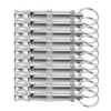 10PCS Dog Training Whistle Professional Adjustable Pitch Stainless Steel Pet