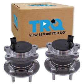 TRQ Rear Driver and Passenger Side Wheel Bearing and Hub Assembly Set 2 Piece Compatible with 13-18 Ford C-Max 13-19 Escape FWD 15-16 Lincoln MKC FWD 17-18 MKC FWD 17-18 MKC AWD 2019 MKC FWD