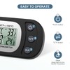 Ankilo Upgraded Refrigerator Thermometer, 2 Pack Portable Digital Waterproof Fridge