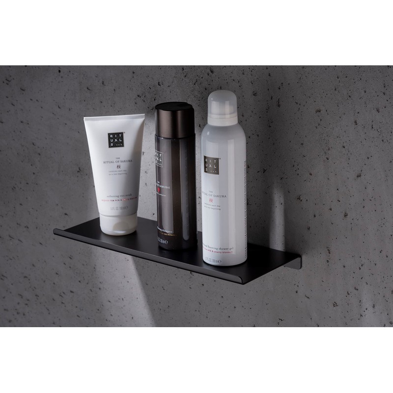 Sagittarius One 300S1-B Black Shower Caddy | Stainless Steel Shower