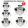 Juego de Tazones para Mezclar de 5 Piezas, Bowls de