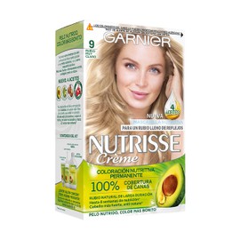 Garnier Nutrisse Cream Coloración Permanent Con Mascarilla Nutritiva De Cuatro Aceites - Rubio Muy Claro 9.0