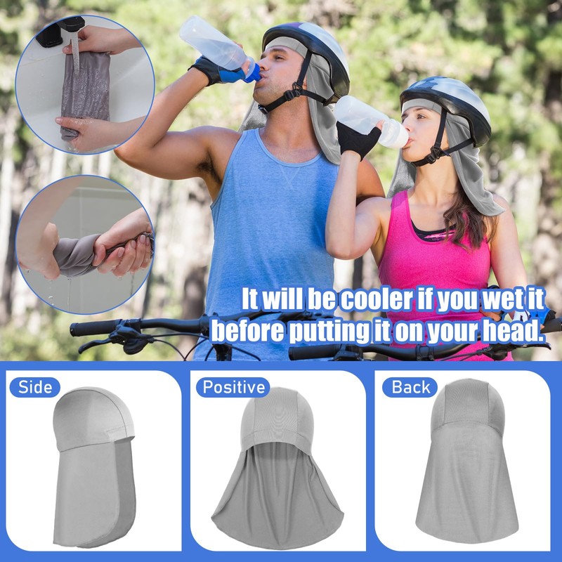 Syhood 9 Pcs Helmet Liner with Neck Mask UV Protection