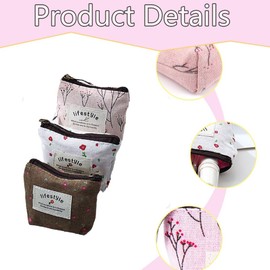 Pack of 3 Women's Small Purse, Mini Purse, Women's Coin Purse with Zip, Portable Mini Purse for Women, Cosmetic Bag, Mini Bag for Coins, Cards, Keys, none