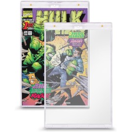 3 Pack Current | Modern | Regular | Silver Size Comic Book Display Case Holder | Magnetic Comic Book Protector | Diamond Corners | Crystal Clear Comic Preserver for Collectors