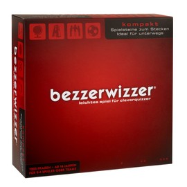 Mattel Games X3909 - Bezzerwizzer Compact, Trivia Game (German language version)