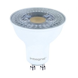 Integral LED Classic LED COB GU10 (low energy, warm white, 2700K, =50w, 370 lumen)