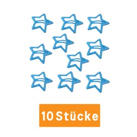 Traziewell 0507 Women's Hair Clips Star Hair Clips Small Star Hair Clips Hair Accessories Women Stars Hair Clips Girls Hair Accessories Metal Hair Clips Pack of 10