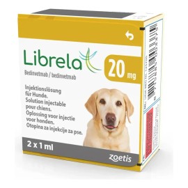 Suplemento Perros Librela 20mg, 2 Viales + Hielera