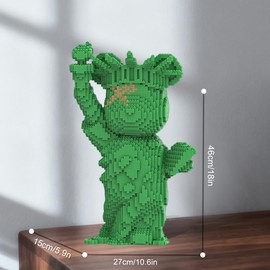DAHONPA The Statue of Liberty Model Building Blocks (6150 Pieces), Bricks Set Creative Home & Office Decor, Gift for Adults