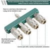 Compressed Air Distributor 4-Way, 4-Way Quick Coupling, 4-Way Distributor Connection,