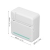 Mini Thermal Printer HD Print 200dpi Resolution Inkless Rechargeable Portable