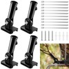 Hungdao 4 Pcs Metal Tree Stand Branch Holders Set Adjustable