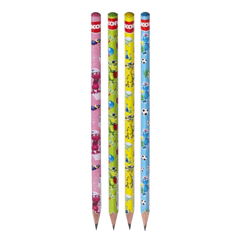 Kores - Grafitos Fantasy: HB Graphite Pencils for Kids with
