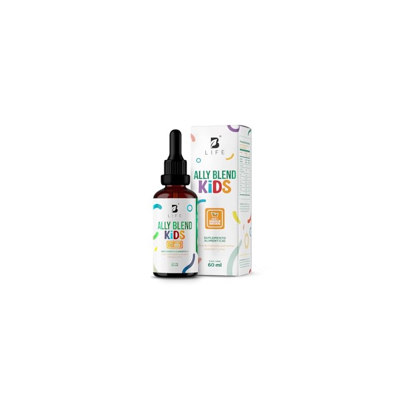 Ally Blend Kids Gotas Meses Consumo Adicionado Vitamina Zinc Life