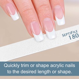 BACKSCRATCHERS Medium/Coarse 180 grit SeptiFile Refills - Use for Artificial Or Natural Nails