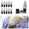 Rolling Gears 10-Piece Aluminum Spike Motorcycle Universal Fit Fairing Bolts