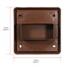 Spares2go External Wall Vent Cowl Kit for Indesit Vented Tumble
