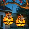 X-PREK 2 Pack Solar Lanterns Outdoor Waterproof Hummingbird Hanging Solar