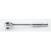 Koken 3/8 (9.5 mm) SQ. Push Button Ratchet Handle (Polished Grip), Total Length 7.9 inches (200 mm) 3753PB