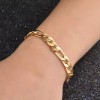 Dtup Esclava Pulsera Cadena Cubana De Eslabon Acero Inoxidable
