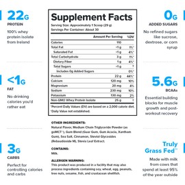 LEGION Whey+ Protein Whey Isolate from Grass Fed Cows - Whey Protein Isolate Powder Low Calorie, Non-GMO, Sugar Free, Lactose and Gluten Free, All Natural Protein Powder 30 Servings (Cookie Butter)