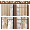 DWCN Blackout Curtains for Bedroom - 84 inch Length Back