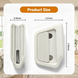 2 Pack Mini Ceramic Box Cutters – Auto-Retract, Magnetic, Pocket-Size Safety Cutters for Paper, Boxes & Crafts with Corner-Guide Edge