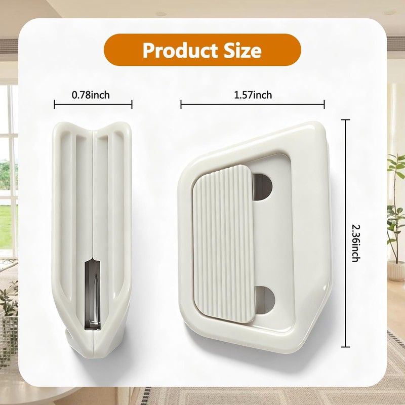 2 Pack Mini Ceramic Box Cutters – Auto-Retract, Magnetic, Pocket-Size